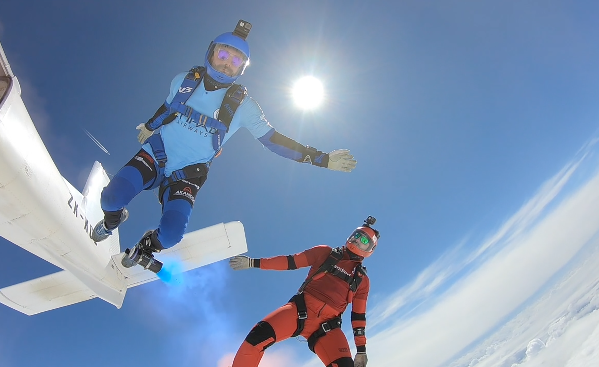 Skydiving Film, Marketing and television